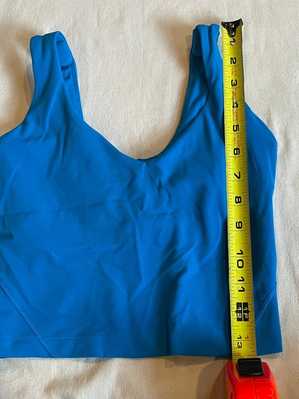 Lululemon Align Blue Scoop Neck Athletic Bra Tank